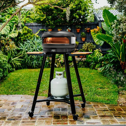 GRILLDEN™ gozney off black arc xl outdoor propane gas freestanding pizza oven with cover a free apron