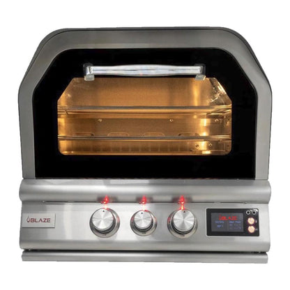 GRILLDEN™ blaze blz 26 pzovn lp 26 inch freestanding outdoor pizza oven with rotisserie cart