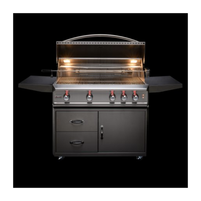 GRILLDEN™ blaze professional 44 inch 4 burner built in gas grill with rear infrared burner