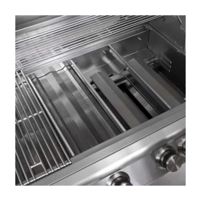 GRILLDEN™ blaze 32 inch 4 burner lte built in gas grill with rear burner and built in lighting system