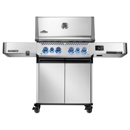 GRILLDEN™ napoleon new prestige® 500 connected rsib freestanding gas grill w infrared side and rear burner