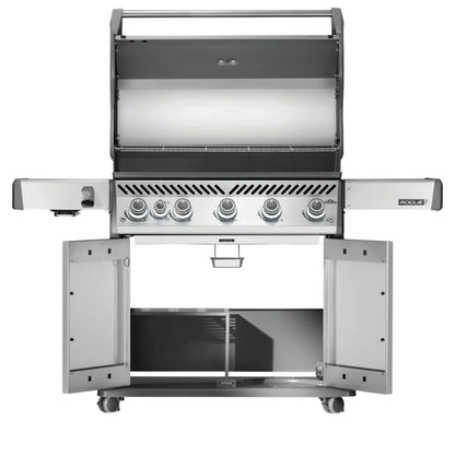 GRILLDEN™ napoleon rogue pro 625 sib freestanding gas grill w infrared side burner