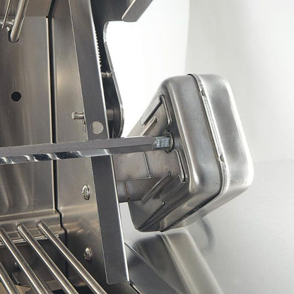 GRILLDEN™ artisan professional 32 inch 3 burner built in gas grill w rotisserie
